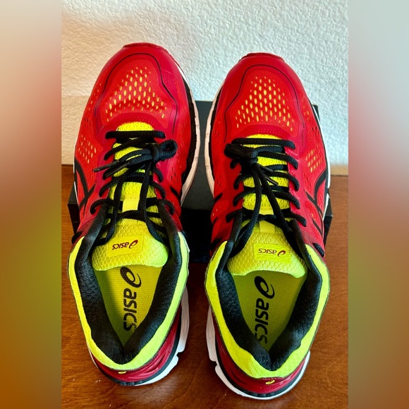 OASICS  FLUIDRIDE T547N RED, GREEN & BLACK SNEAKERS SIZE
8 US - Picture 3 of 8